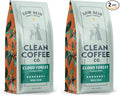 Clean Coffee Co. - Low Acid Dark Roast, Tested for Molds and Toxins, Honduras Blend, Notes of Caramel, Dark Chocolate, and Toasted Malts (Whole Bean, 12 oz Bag) (Pack of 2)