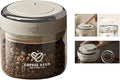 Coffee Canister with Premium Glass - Airtight Coffee Container with One-Way CO2 Valve and Freshness Tracker, Perfect for Coffee Bean Storage, 17oz/500ml