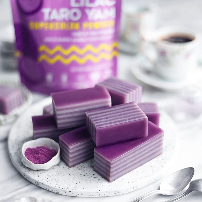 Suncore Foods Lilac Taro Yam Powder, Light Purple Food Coloring Powder, Gluten-Free, Non-GMO, 5oz (1 Pack)