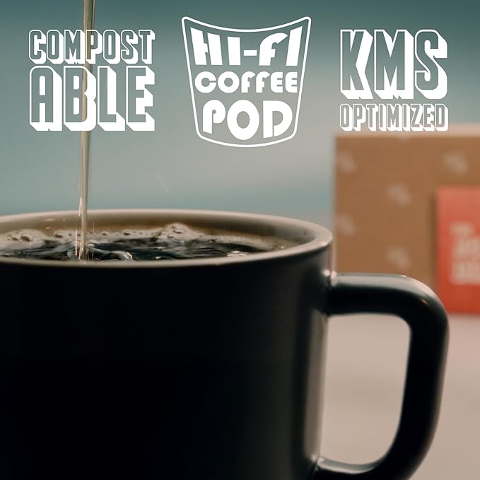 BestCUP Compostable Coffee Pods for Keurig: 8CT Extra Strong Medium Roast Coffee K Cups - Bold Rich With Notes of Chocolate | Compatible With 1.0 Brewers | Plastic-Free | Single-Serve | 16g Arabica