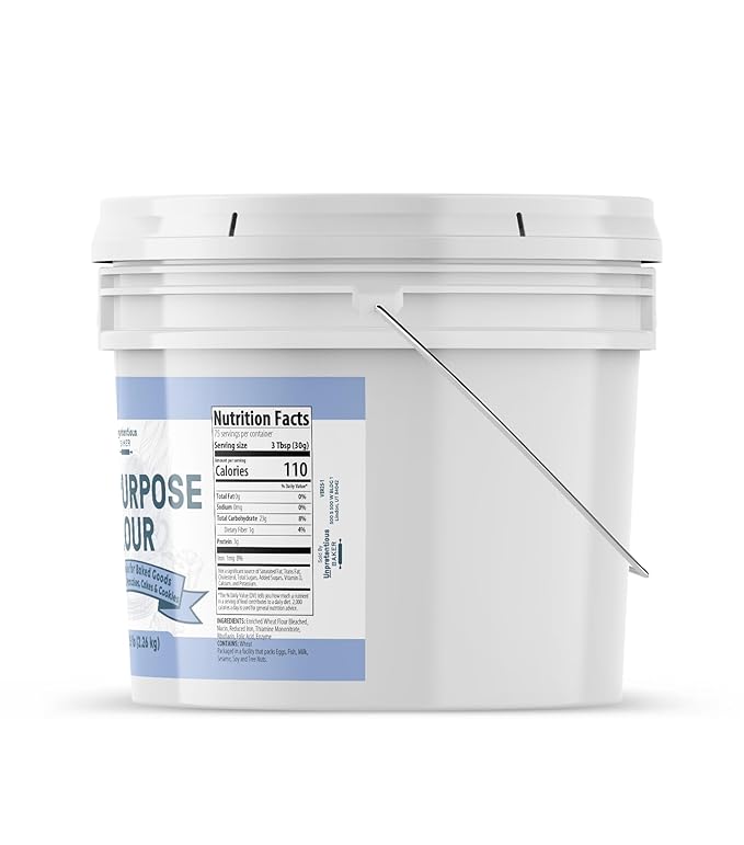 Unpretentious All-Purpose Flour (1 Gallon), Baking, Thickening