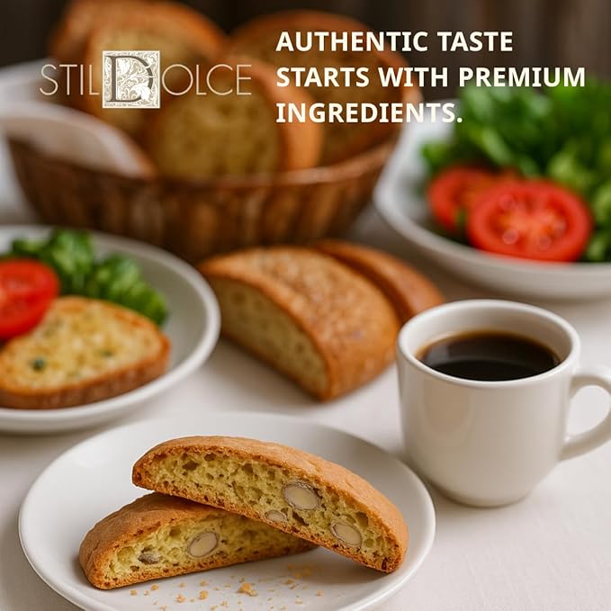 Authentic Italian Semi-Soft Chocolate and Cherry Biscotti | Made in Tuscany, Italy | Stildolce Traditional Biscuits, Pack of 2
