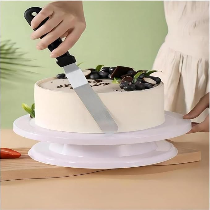 6"+8"+10"Angled Icing Spatula,Lmoszuak Professional food grade stainless steel cake spatula,with Sturdy & Durable Handle Cake Decorating Spatula,Frosting smoother spatulas, for cake decorating,Baking