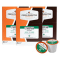 Fresh Roasted Coffee, Organic Ethiopian Sidamo | Fair Trade, USDA Organic, 100% Single Origin, Kosher | Light Roast 72 Pods for K Cup Brewers