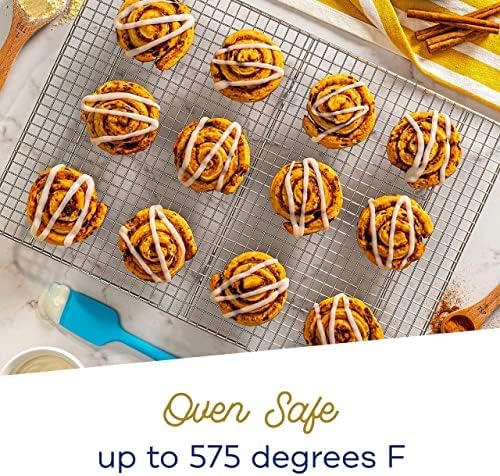 Ultra Cuisine Heavy Duty 100% Stainless Steel Cooling Rack for Cooking and Baking - Baking Rack & Wire Cooling Rack - Fits Quarter and Jelly Roll Sheet Pans - 8.5''x12''' and 10''x14.75''