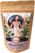 Organic Moon Cycle Herbal Tea for Period Support, Herbal Supplement to Bring Hormonal Harmony to Your Feminine Cycle with Mugwort, Red Raspberry Leaf, Chamomile, 3 oz Bag