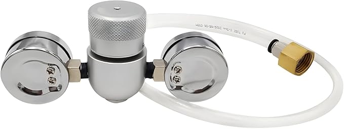 Pressure Regulator for Whipped Cream Charger Suitable For Standard Whipping Cream Dispenser,Compatible with 0.95l Blue Tank