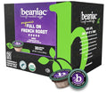 beaniac Organic Full On French Roast, Dark Roast, Single Serve Compostable K Cup Coffee Pods, Organic Arabica Coffee, Keurig Brewer Compatible, 30 Count