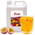 Fanale Premium Flavoring Concentrated Syrup for Bubble Tea 11 lb | Passion Fruit Flavor Syrup | for Boba Tea, Smoothies, Slushes, Desserts | 11lb | SRP030