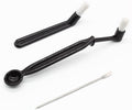 Coffee Machine Cleaning Brush, Nylon Espresso Machine Brush Coffee Cleaning Tool Set with Spoon for Espresso Machine Group Head, Pack of 3