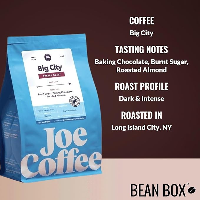Big City - Roasted by Joe Coffee Company - Whole Bean Coffee - 5 Pound Bag
