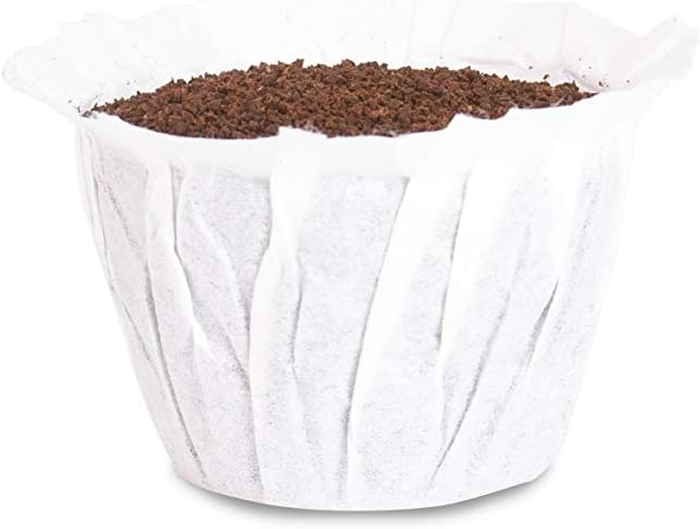 Cafe Filters Paper Liners for Reusable K Cup Coffee Pods by Perfect Pod - Fits All Brands, Compatible With All Refillable Capsules - Disposable Paper Filters (500-Ct)