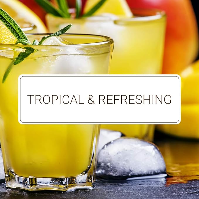Monin - Mango Syrup, Tropical and Sweet, Great for Cocktails, Sodas, and Lemonades, Gluten-Free, Non-GMO (1 Liter, 2-Pack)