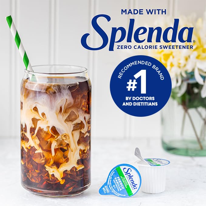 SPLENDA Single Serve Coffee Creamer Cups, Sugar Free French Vanilla, 48 Count (Pack of 2)
