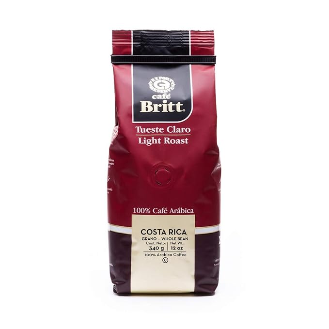 Café Britt® - Costa Rican Blends Mixed Bundle Coffee (12 oz.) (3-Pack) - Whole Bean, Arabica Coffee, Kosher, Gluten Free, 100% Gourmet & Light, Medium Dark & Dark Roast