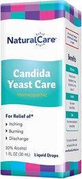 NaturalCare Candida Yeast Care, Homeopathic Liquid Drops, 1 fl. oz