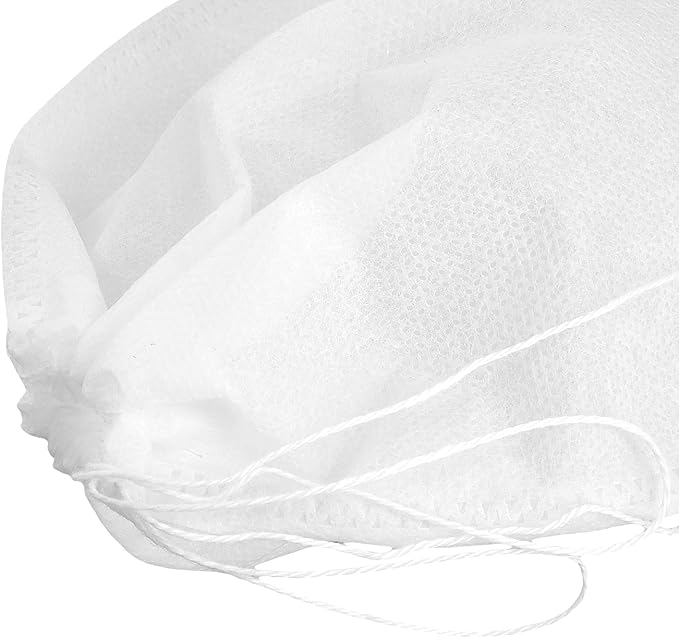 PINGEUI 300 PCS Cold Brew Bags, Coffee Filter Bags with Drawstring, White Fine Mesh Brewing Bags for Coffee, Tea