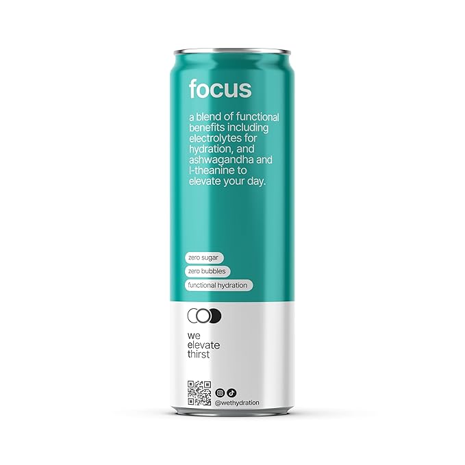 Wet Hydration Wellness Water | Electrolyte Drink with Ashwagandha & L-Theanine – White Grape Lemonade (12oz Cans, Pack of 12) | Zero Sugar, 10 Calories, Zero Bubbles, Functional Hydration