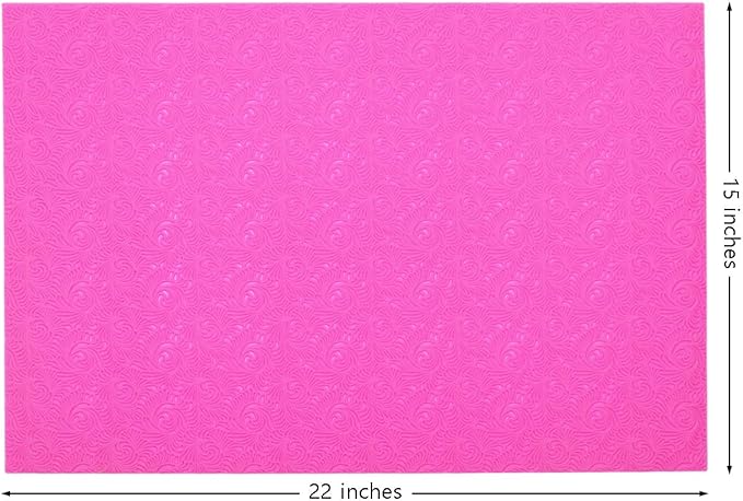 Embossing Lace Fondant Molds,Cake Fondant Impression Mat, Silicone Molds for Cake Decorating - Spiricle Pattern