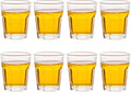8 Piece Shot Glasses Set 50ML/1.5oz.Small Espresso and LiquorGlasses for Whiskey TequilaVodka, Thick Glass Cups forPotter Style Cocktails Bar Party