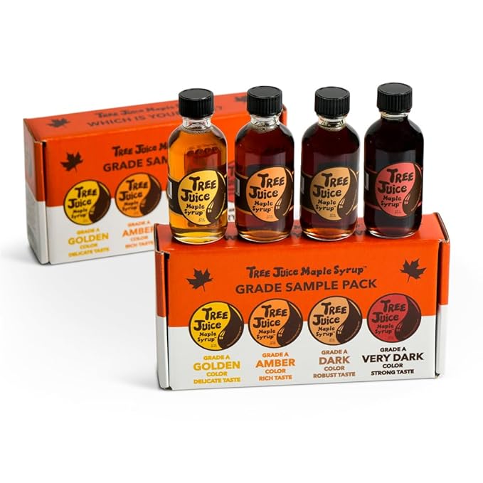 Tree Juice Maple Syrup Grade Sample Pack