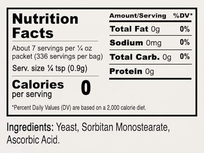Anthony's Instant Dry Yeast Packets, Contains 42 Individual Packets, Gluten Free
