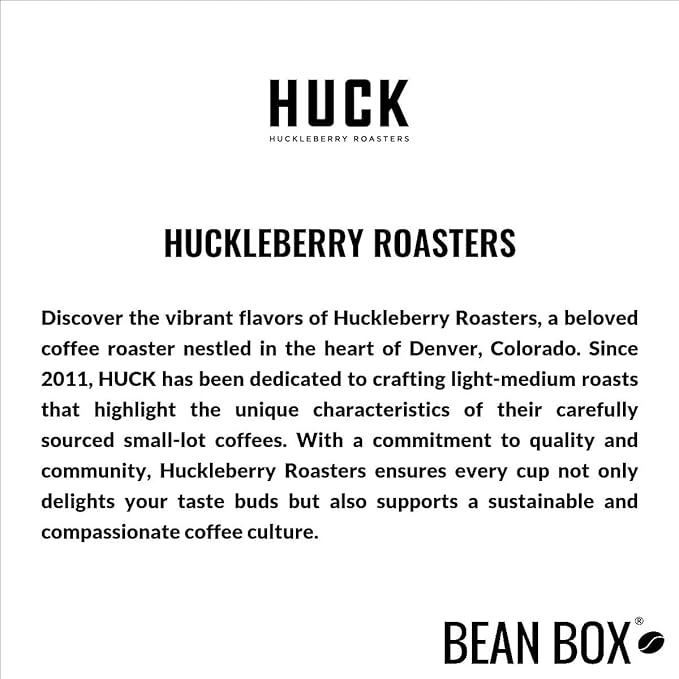 Blue Orchid - Roasted by Huckleberry Roasters - Whole Bean Coffee - 2 Pound Bag