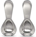 BALCI - Stainless Steel Coffee Scoop Set (2&2 Tablespoon, 30ml and 30ml) Exact Measuring Spoons for Coffee, Tea, Sugar, Flour and More! …