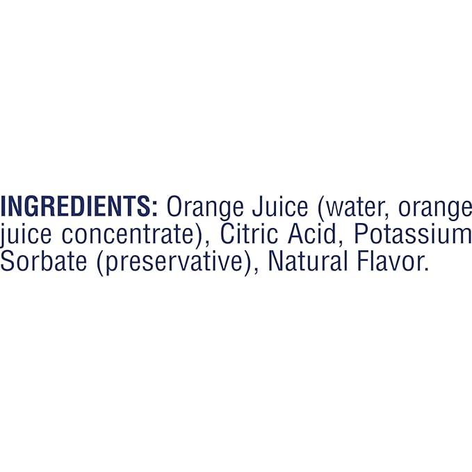 Ocean Spray 100% Orange Juice, 7.2 oz Cans (Pack of 24)