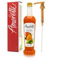 Amoretti - Spicy Mango Beverage Infusion, 94 Servings Per Bottle (750 ml) - Drink Mix & Water Enhancer with Pump for Flavoring Cocktails, Waters, Teas, and other Beverages, Preservative Free