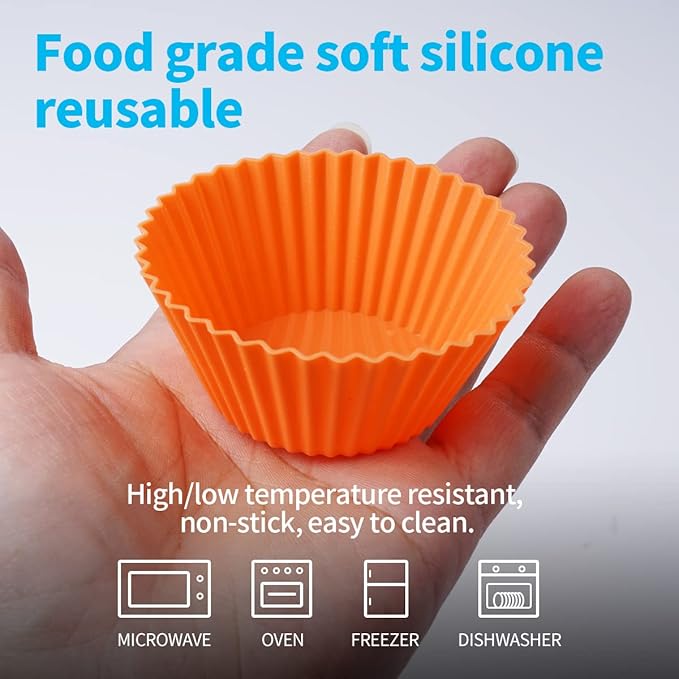 Silicone Lunch Box Dividers, 46 Pcs Bento Bundle Lunch Box Kit for Kids Lunch Accessories, BPA Free, Dishwasher Safe