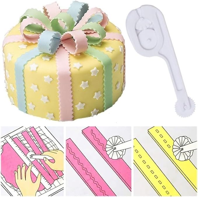 4pcs Fondant Icing Smoother Polisher for Cake Decoration Sugarcraft Scraper Paddle Tool