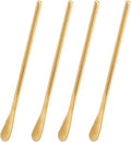 IMEEA Coffee Stirrers Demitasse Espresso Spoons SUS304 Stainless Steel Coffee Stir Sticks 5.9-Inch Tea Spoon, Set of 4 (Gold)