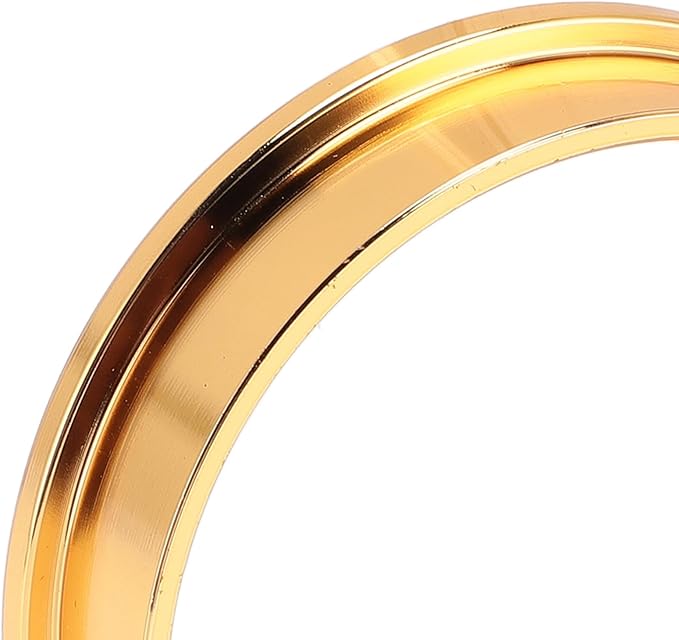 58MM Coffee Dosing Funnel, 304 Stainless Steel Coffee Dosing Ring, Universal Coffee Dosing Ring Replacement for Home Coffee Machine Tools, Gold
