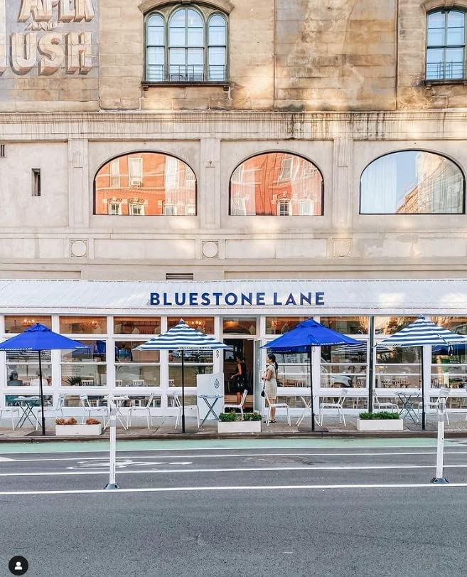Bluestone Lane Coffee Beans, Bayside Blonde Light Roast, Whole Bean, 12 Ounce Bag