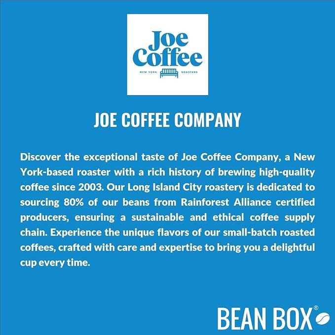 Kenya Kapkiyai - Roasted by Joe Coffee Company - Whole Bean Coffee - 5 Pound Bag