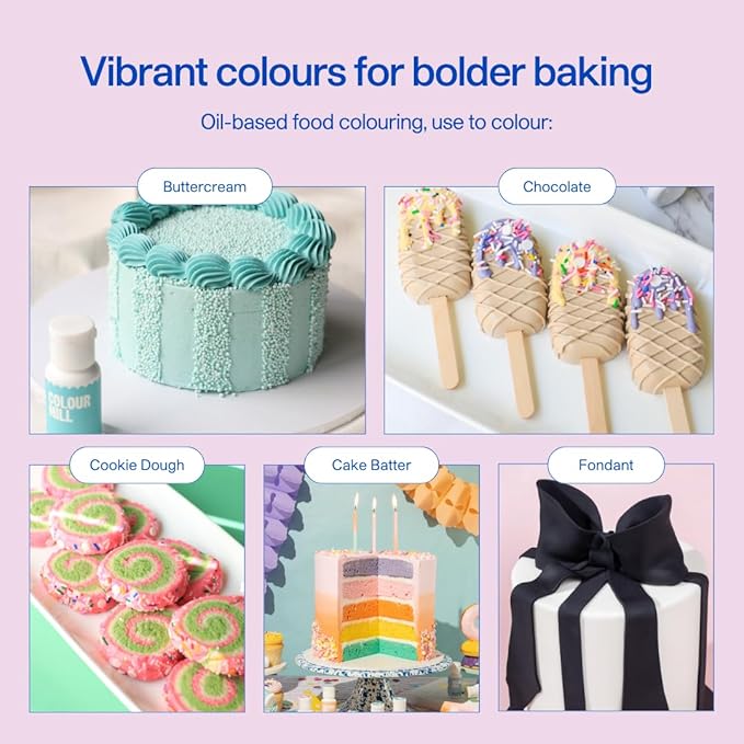 Colour Mill Oil-Based Food Coloring, 20 Milliliters White