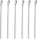 Stainless Steel Coffee Stirrers Spoons 6 Pieces Ice Tea Long Spoons Drink Stir Sticks Spoon for Bar Coffee Cocktail…