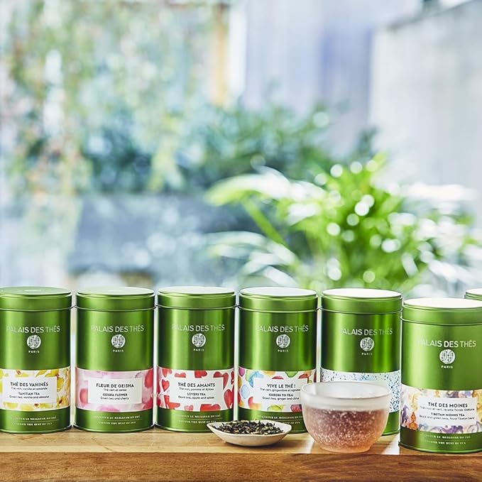 Palais des Thés - Grand Jasmine Chun Feng - Jasmine Green Tea - 3.5oz Loose Leaf Metal Gift Tin, Serves 20-25 Cups