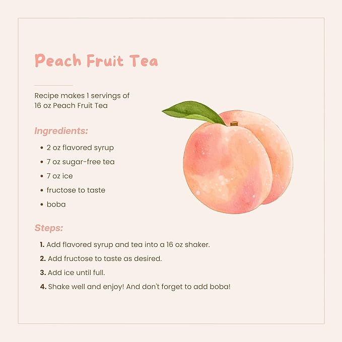 Bossen Concentrated Syrup_5.5 lb (Peach)