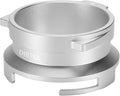 Espresso Dosing Funnel Compatible with Barsetto, Calphalon Temp IQ 58mm Portafilter, Aluminum Alloy, Silver