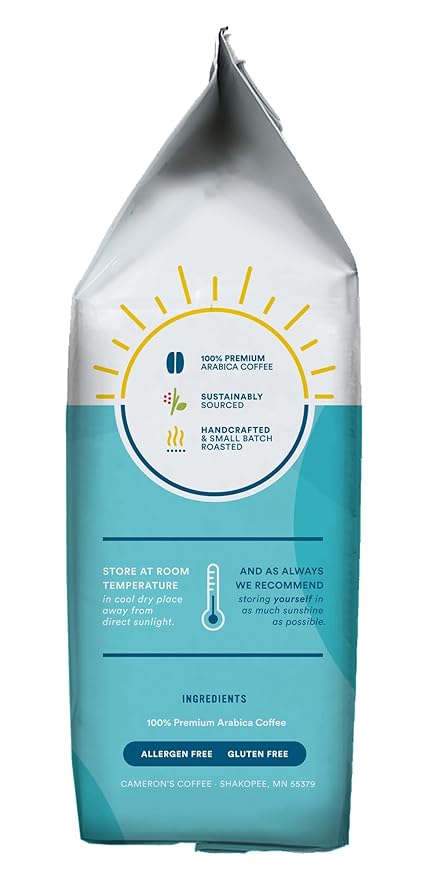Cameron's Coffee Roasted Ground Coffee Bag, Breakfast Blend, 12 Ounce