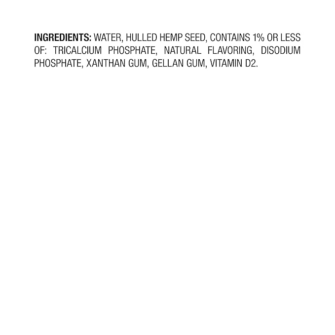 Pacific Foods Unsweetened Hemp Milk, Plant Based Milk, 32 oz Carton