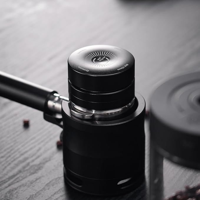 IKAPE 53.3MM Espresso Distributor, Dual-Bearing & High-Speed Rotation Coffee Distributor, Coffee Leveler, Espresso Tamper Tool, Adaptive Height Coffee Leveler for 54mm Portafilters