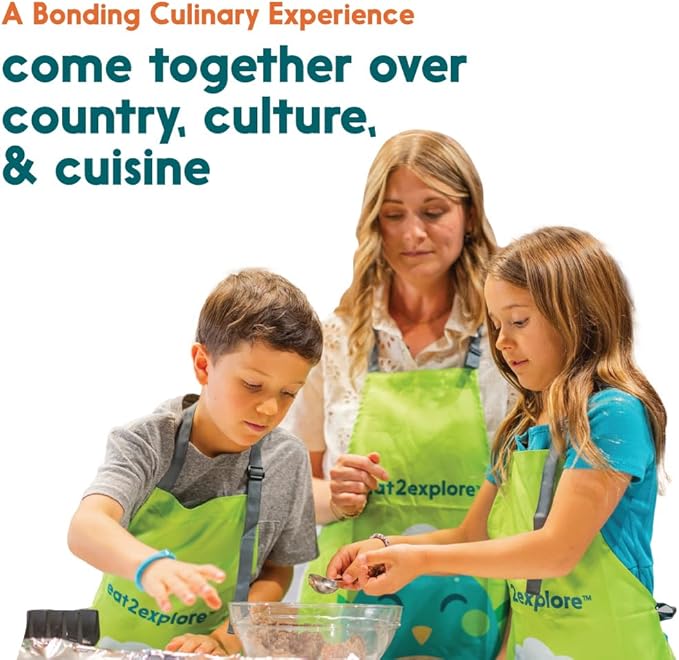 eat2explore Cooking Kits for Kids – Interactive & Educational Kids Cooking Sets Real for Ages 5 and Up,3 Recipe Cards & Global Ingredients – Fun Gift for Young Chefs (Ireland Edition)