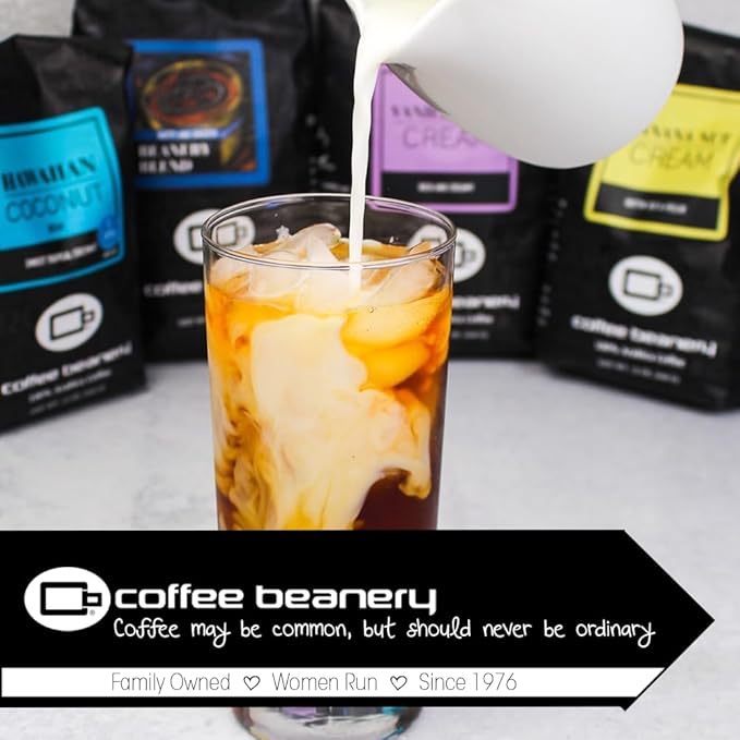Coffee Beanery Black Cherry Flavored Coffee Swiss Water Process Decaf | 100% Specialty Arabica Coffee | 12oz bag (Automatic Drip)