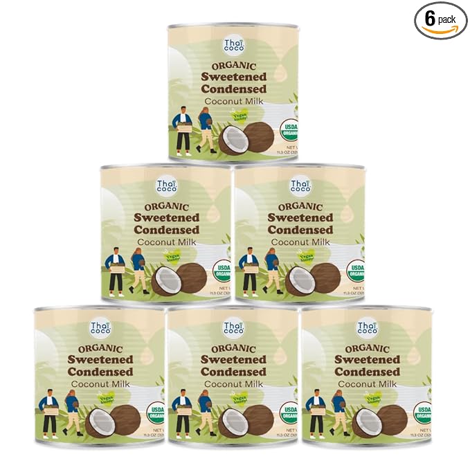 Thai Coco - Organic Sweetened Condensed Coconut Milk Dairy Free - 11.3 oz. 6 Pk