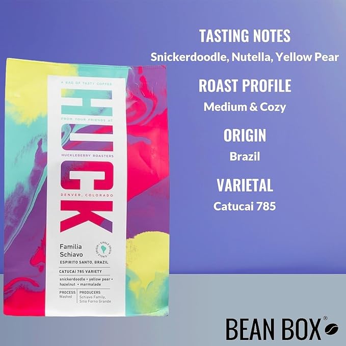 Brazil Familia Schiavo - Roasted by Huckleberry Roasters - Whole Bean Coffee - 2 Pound Bag
