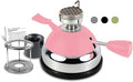BLUEFIRE Butane Mini Burner for Tabletop Coffee Siphon Syphon/w Furnace Stand and Assembly Rack Ceramic Windproof Torch Head Portable Cooking Stove Espresso Maker Chafing Soup Tureens Fondue