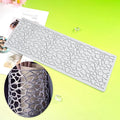 TUKE Hollow Out Irregular Pattern Lace Cake Border Cake Decorating Tool Fondant Mould Mat DIY Silicone Sugar Craft Cake Lace Mold (I_ Irregular)
